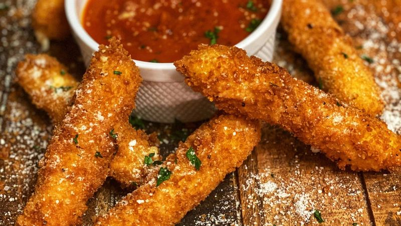 Deep-Fried Cheese Sticks