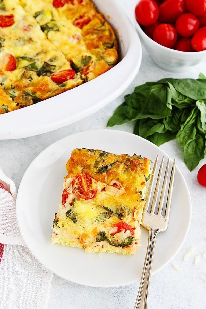 Caprese-Inspired Breakfast Casserole