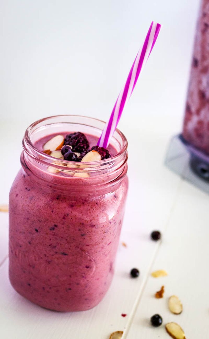Berry Almond Breakfast Shake