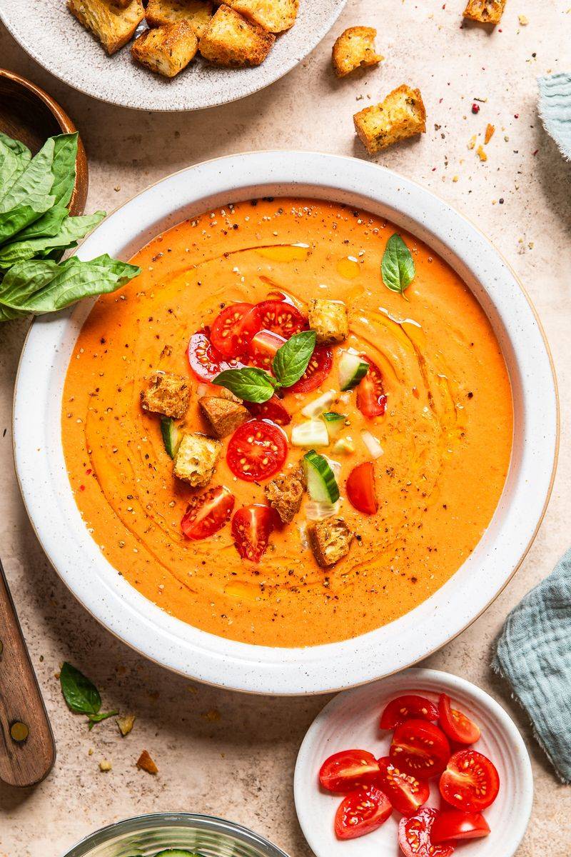 Gazpacho In A Blender
