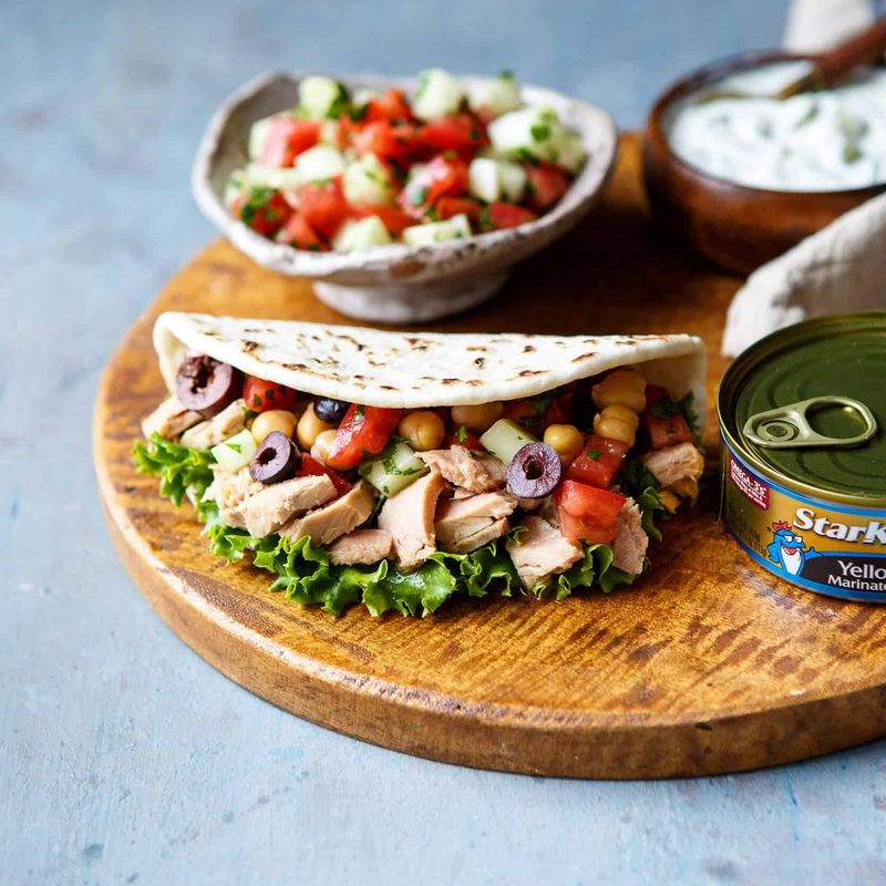 Mediterranean Tuna Wrap