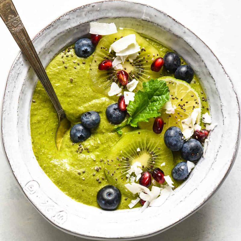 Tropical Green Smoothie Bowl