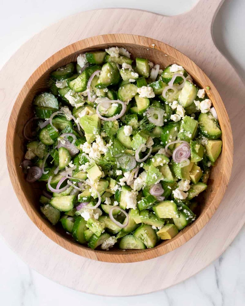 Cucumber Mint Feta Delight