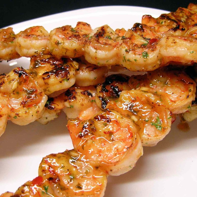 Spicy Grilled Shrimp With Garlic Butter