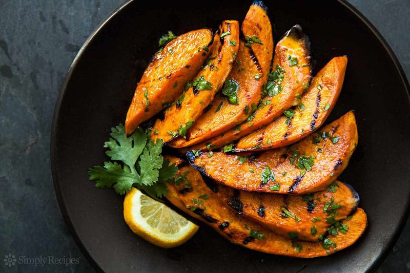 Grilled Sweet Potato Wedges