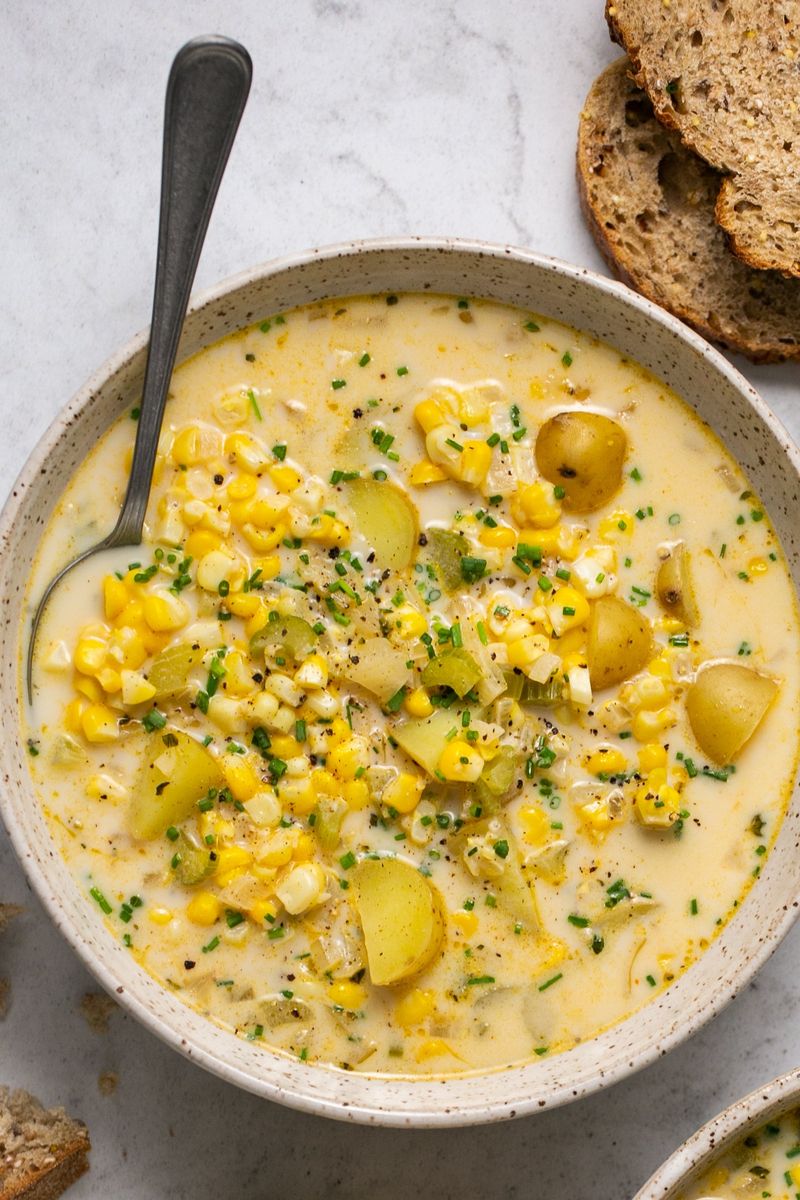 Corn And Cheddar Chowder