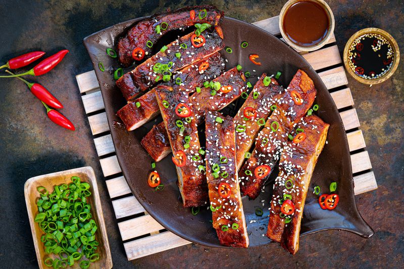 Sticky Korean BBQ Ribs