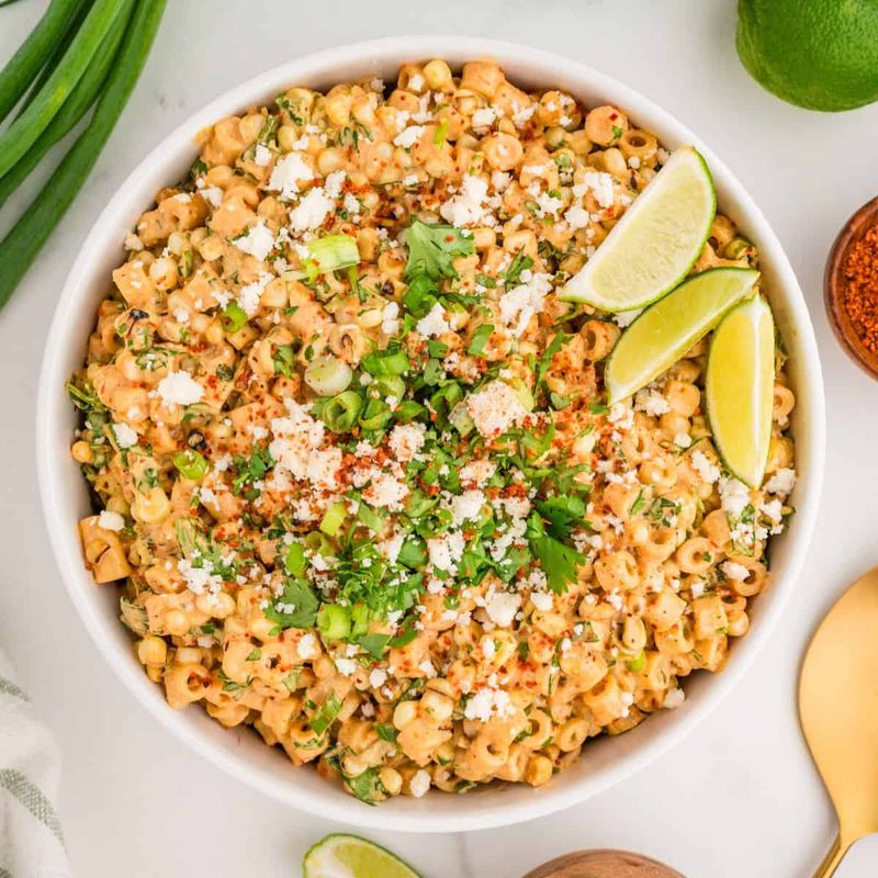 Chili-Lime Elote Macaroni