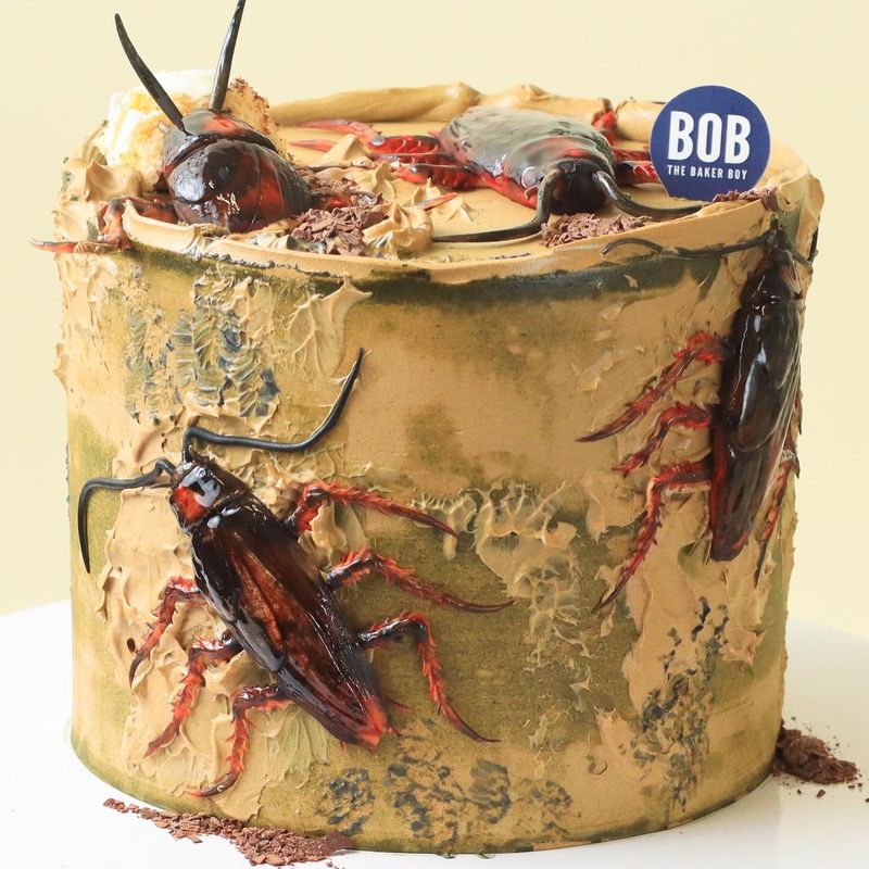 Full-Size Cockroach Cake