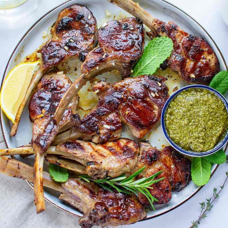 Mediterranean Lamb Lollipops
