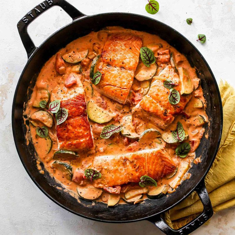 Creamy Tuscan Garlic Salmon