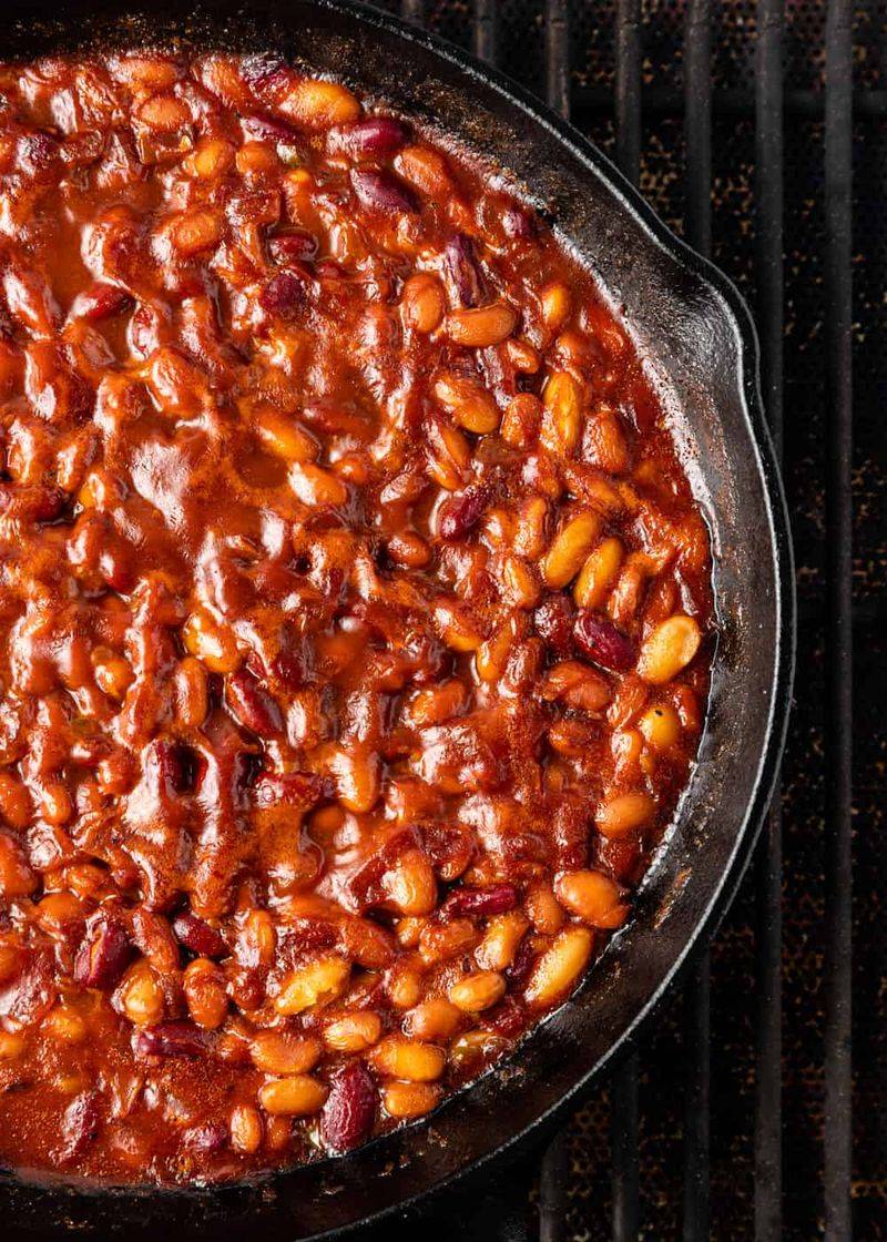 Smoky BBQ Baked Beans With Burnt Ends