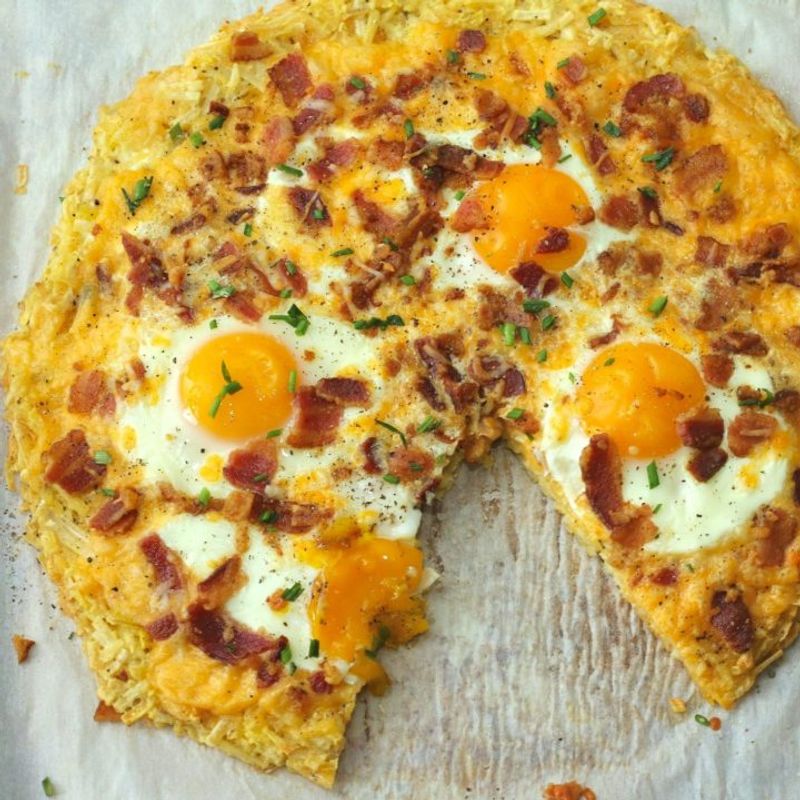 Hash Brown Breakfast Pizza