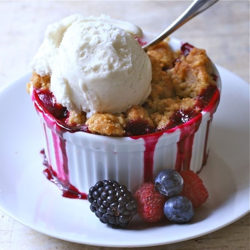 Berry Crisp Cups