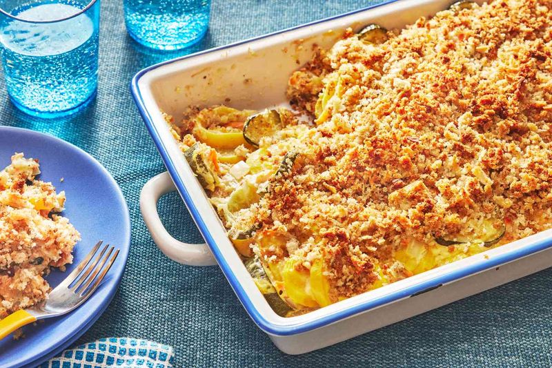 Summer Squash And Onion Casserole
