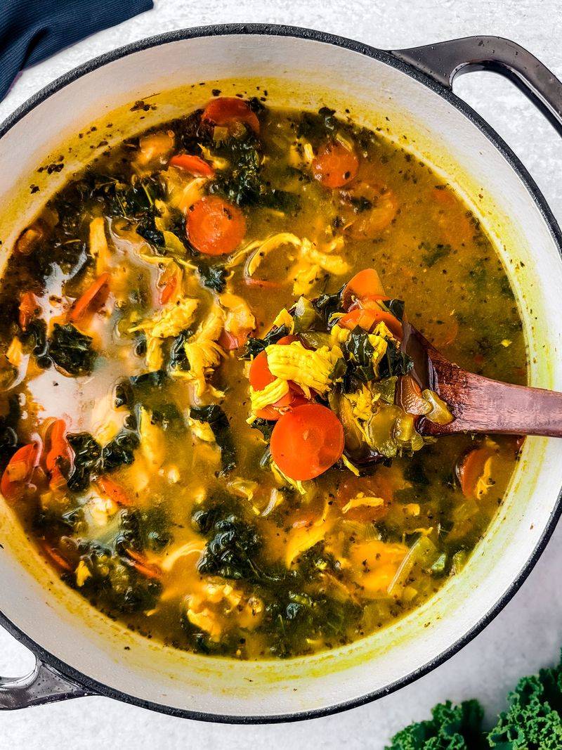 Turmeric Ginger Chicken Soup