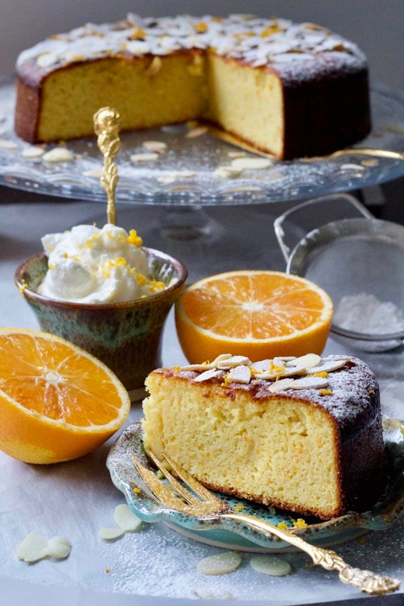 Orange-Scented Almond Cake