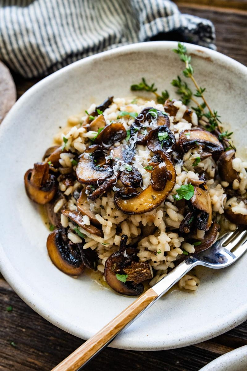 Creamy Mushroom Risotto