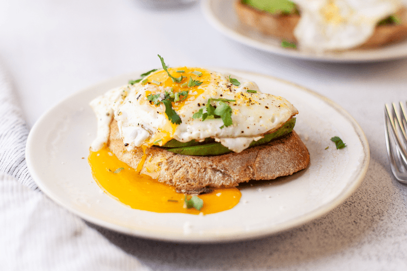 Avocado Toast With Eggs