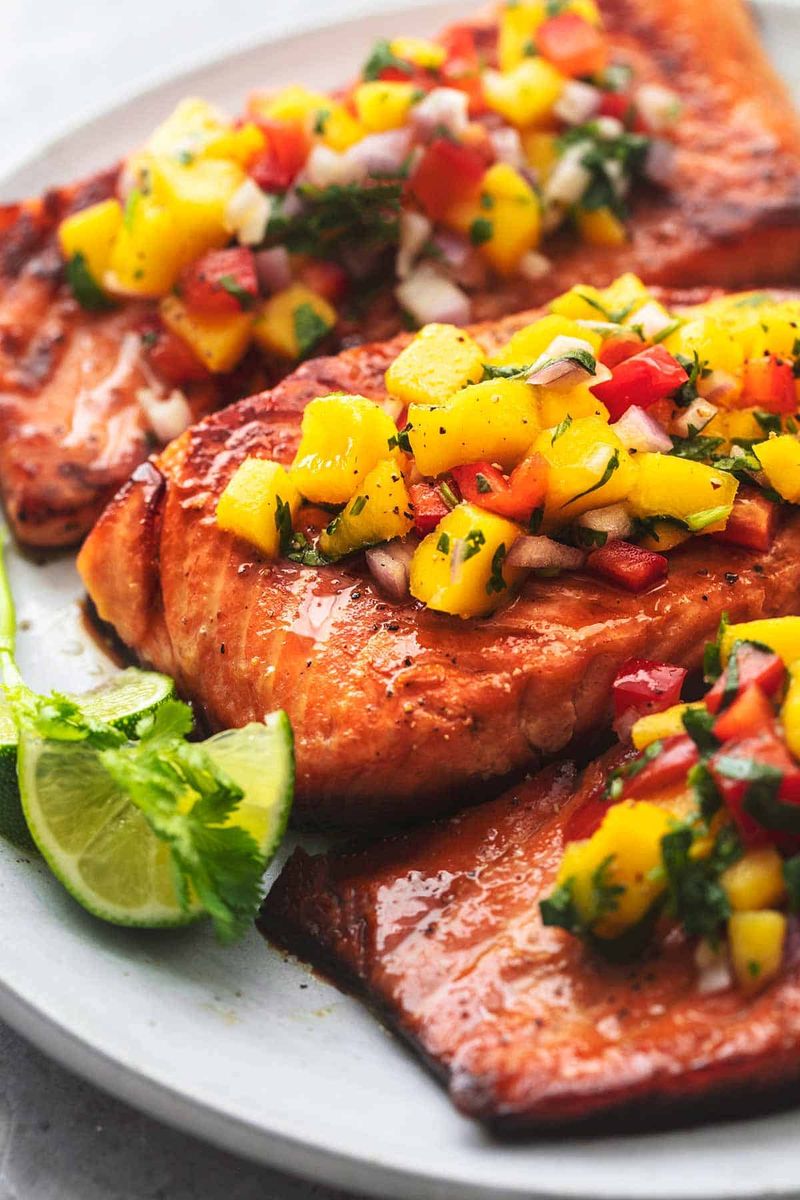 Salmon With Mango Salsa