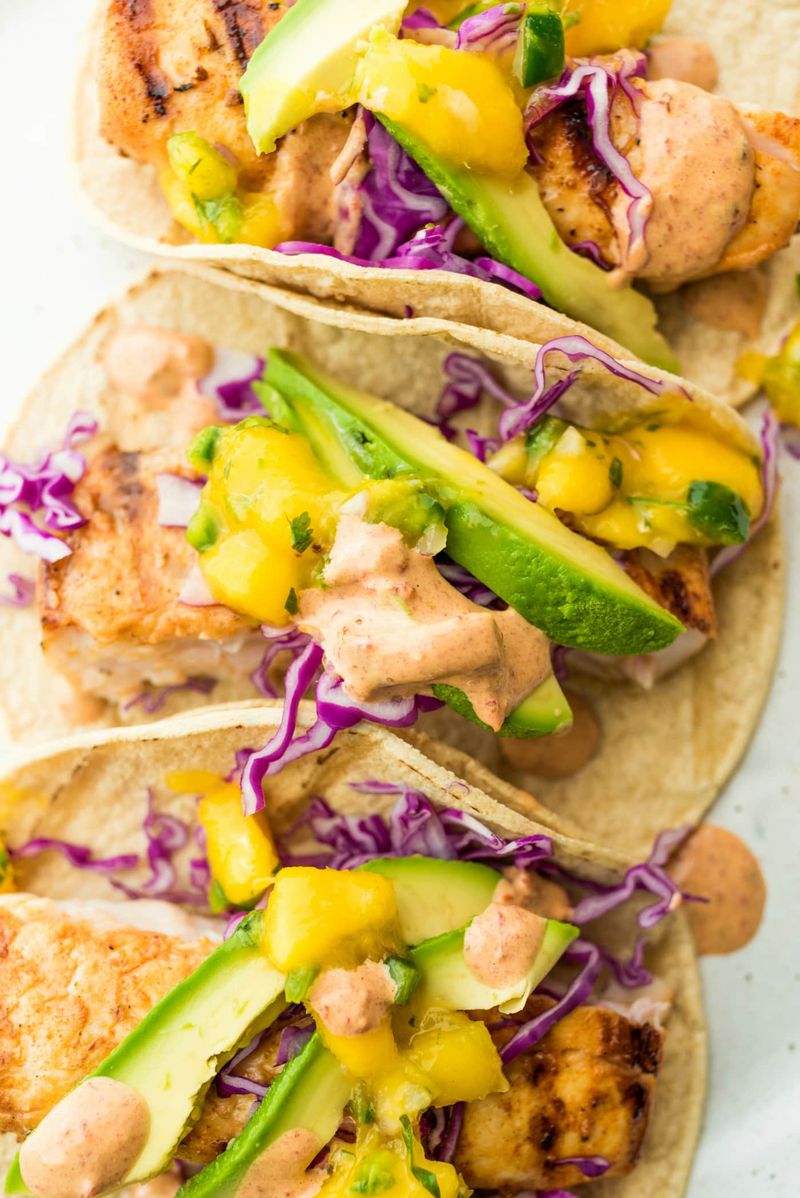 Grilled Mahi Mahi Tacos