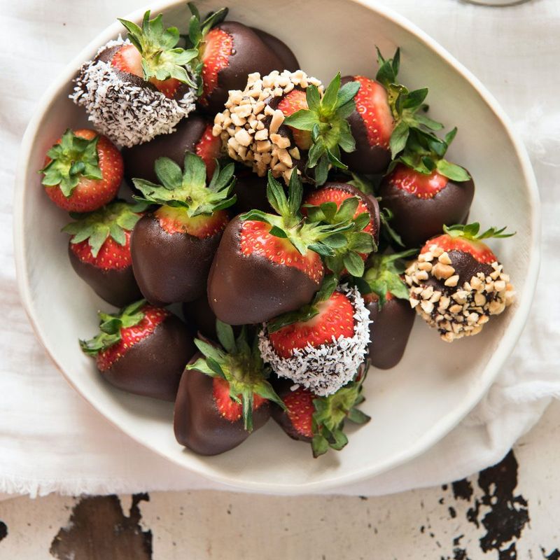 Chocolate-Dipped Strawberries