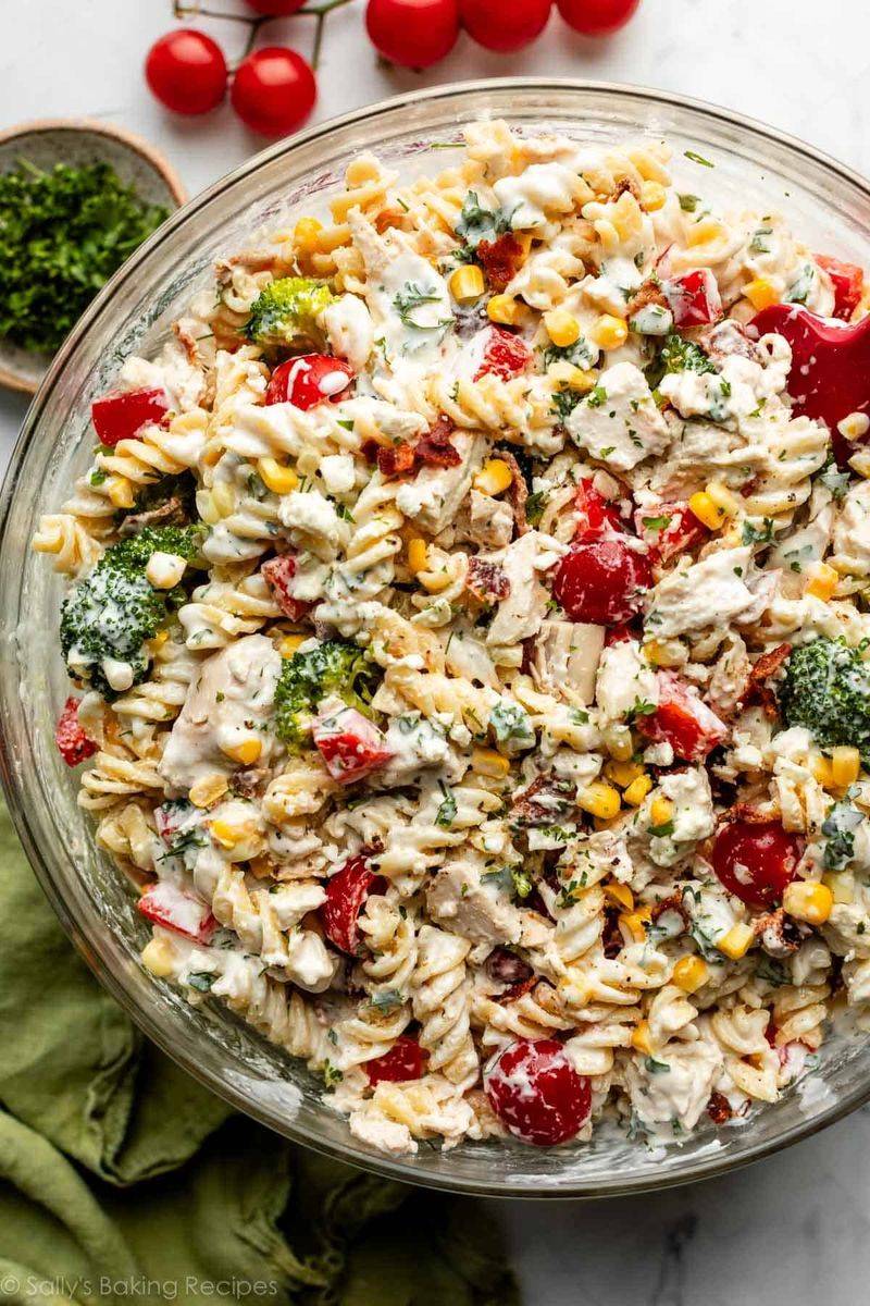 Summer Chicken Macaroni Salad
