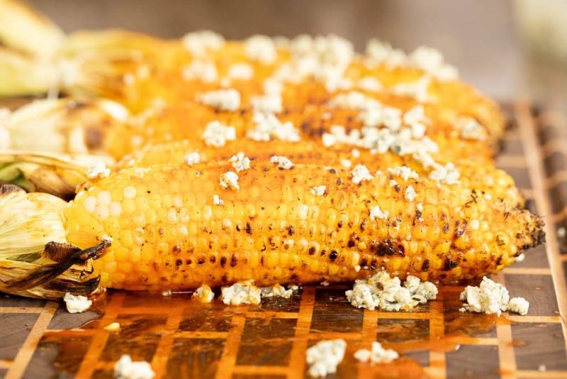 Buffalo Sauce And Blue Cheese Crumbles