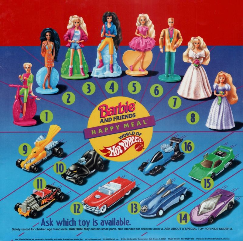 Hot Wheels & Barbie (1990s–2000s)