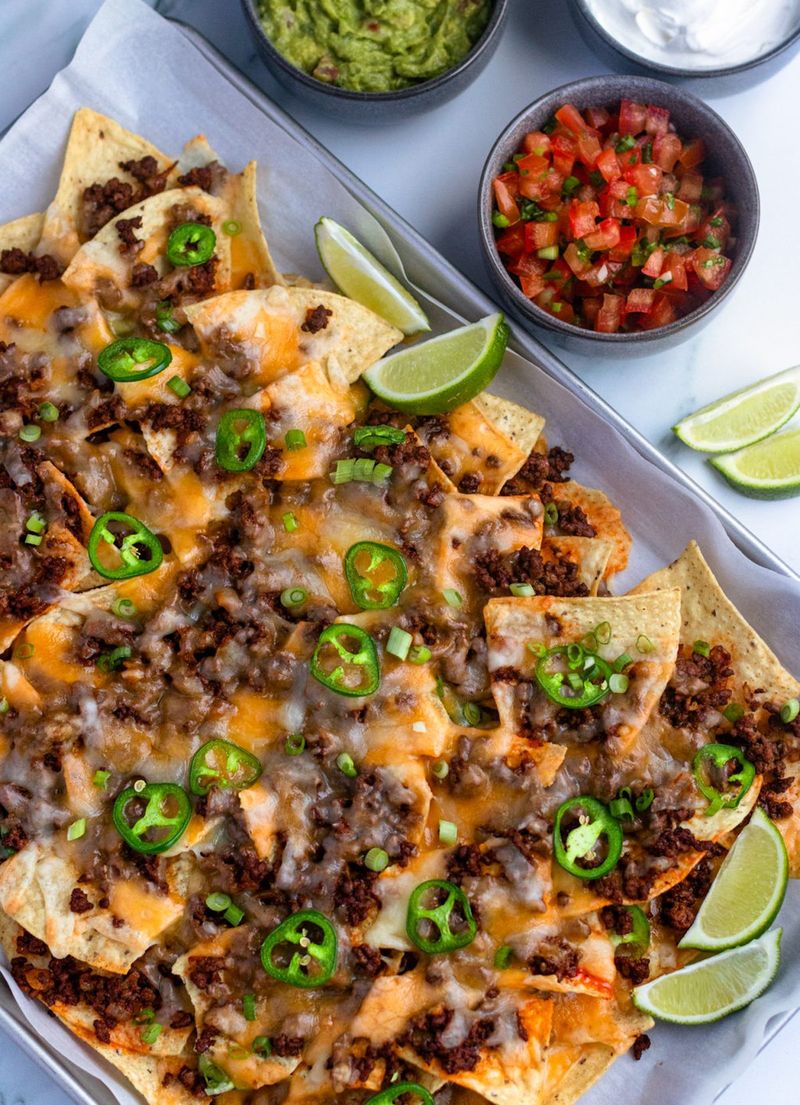 Tex-Mex Beef Nachos