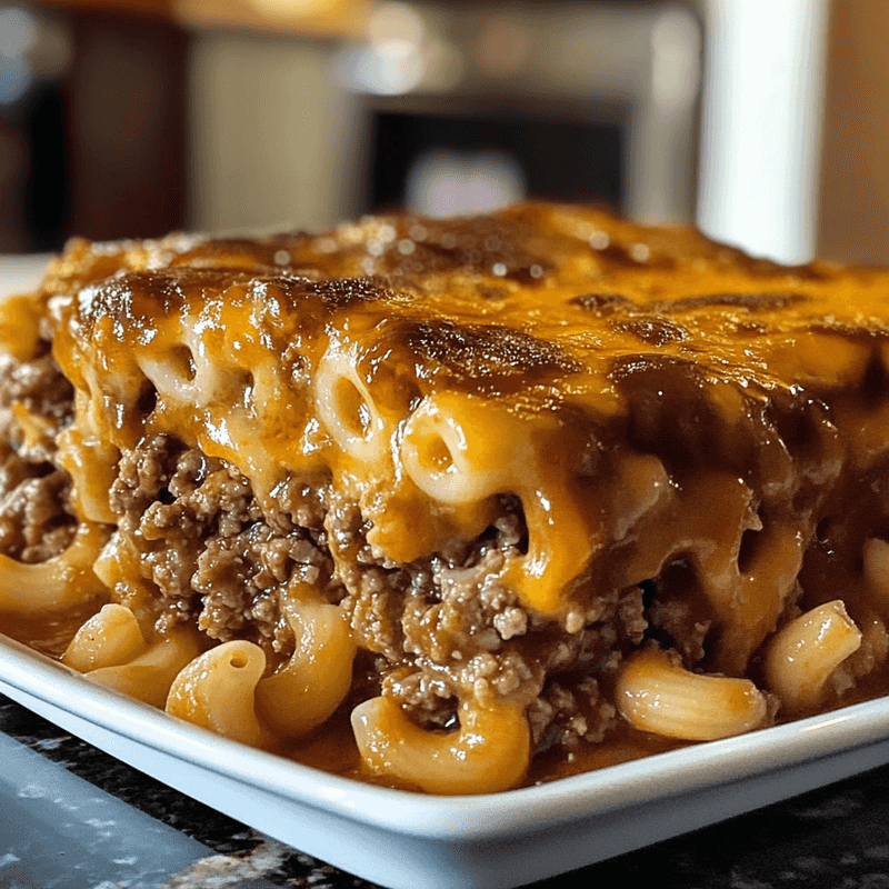 Cheeseburger Casserole