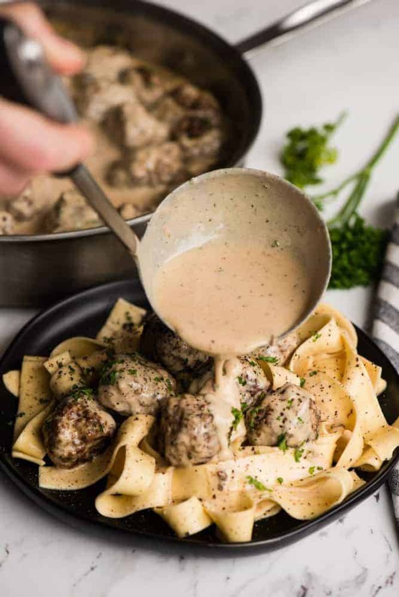 Swedish Meatball Pasta