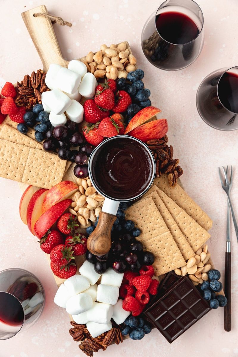 Chocolate Fondue With Dippers