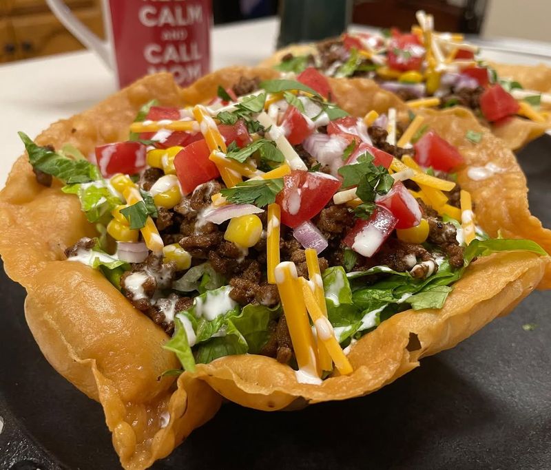 Fiesta Taco Salad With Beef