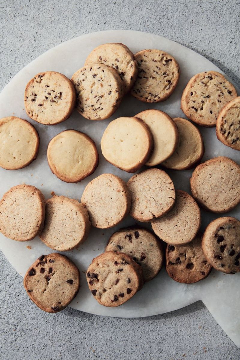 Coffee-Infused Shortbread Cookies