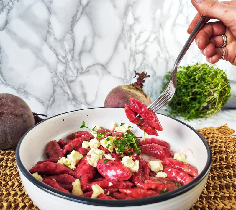 Beet Gnocchi