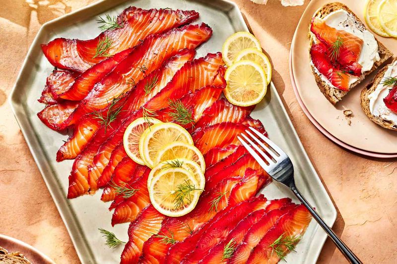 Beet-Cured Salmon