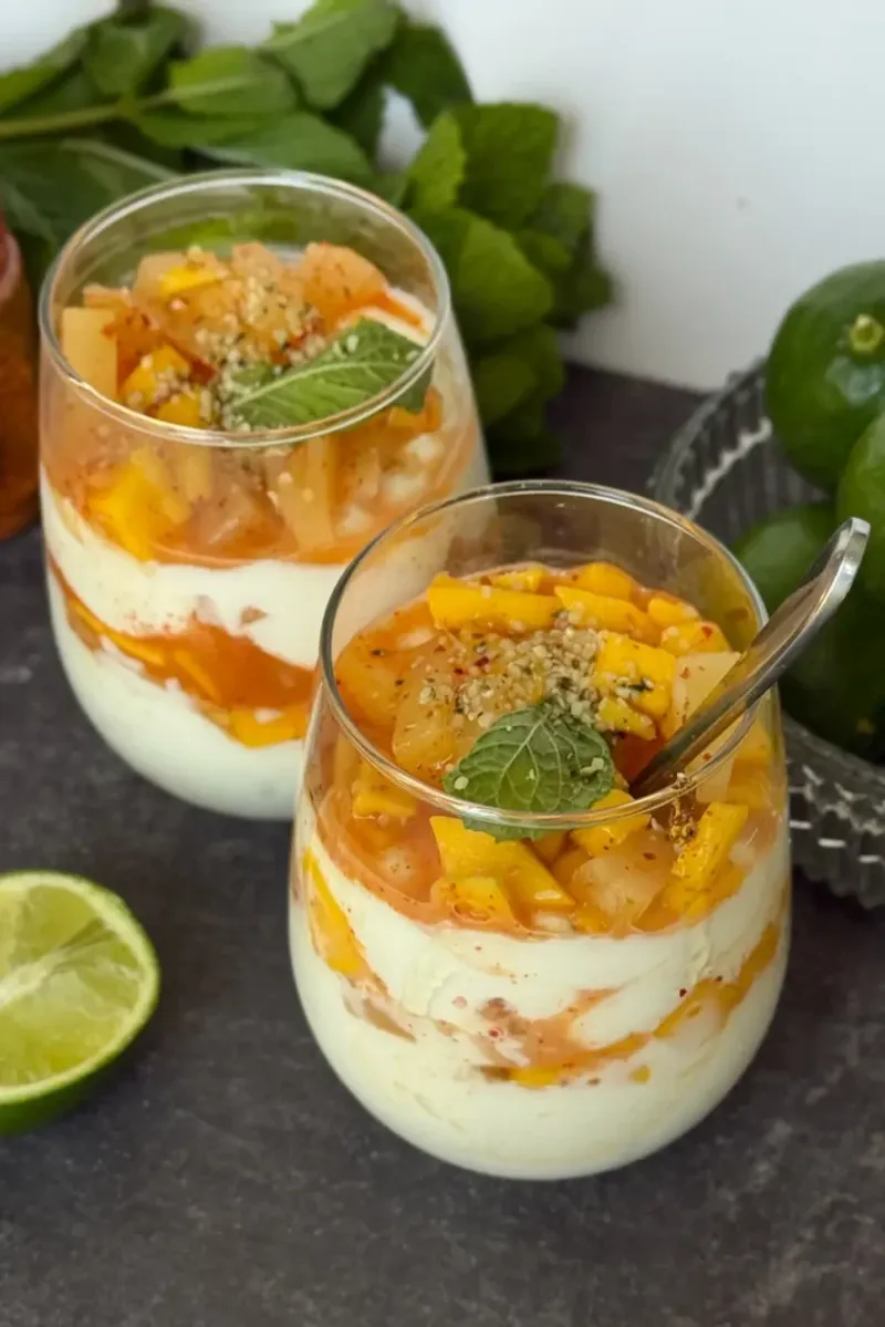 Tropical Paradise Coconut Parfait