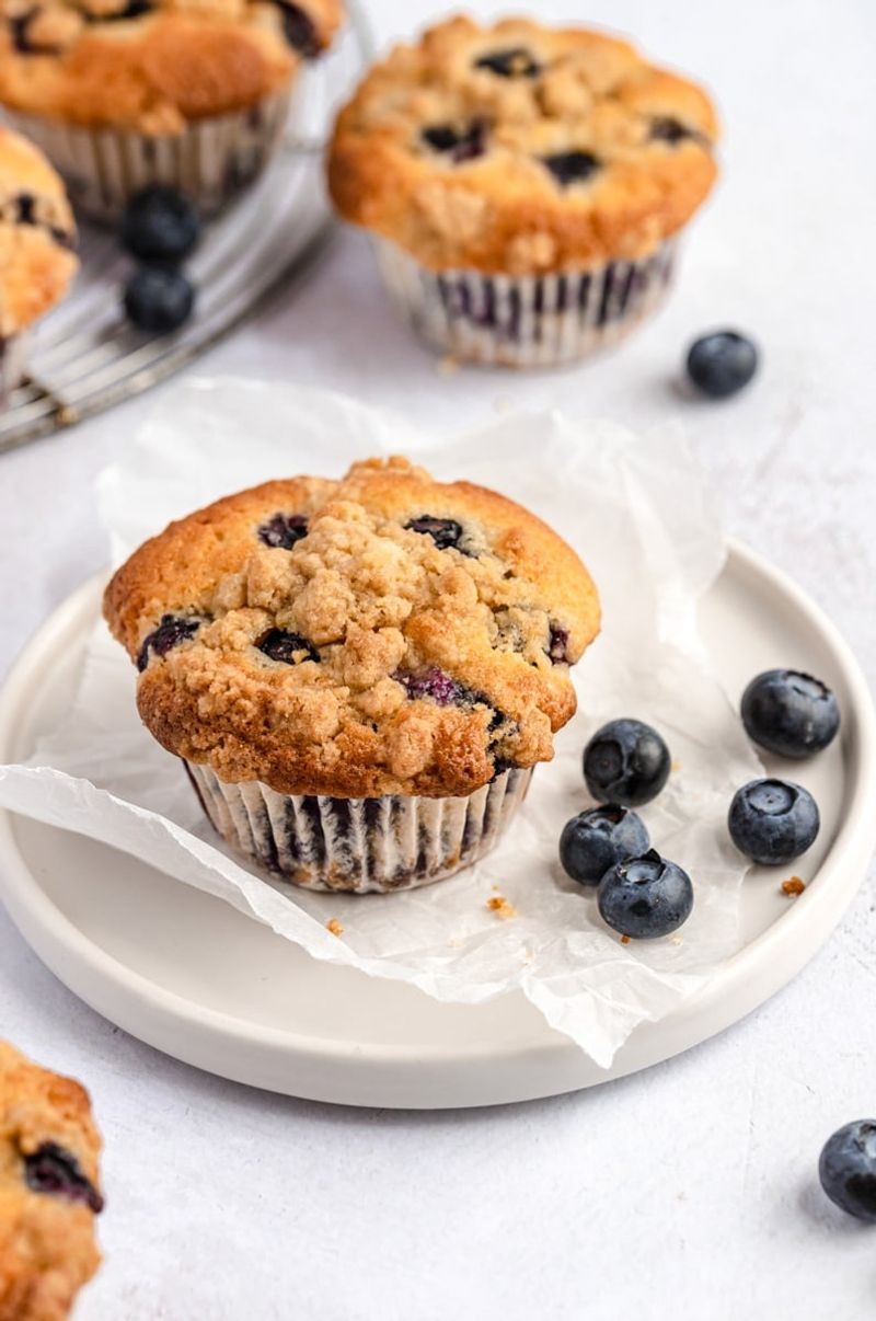 Frozen Blueberry Muffins