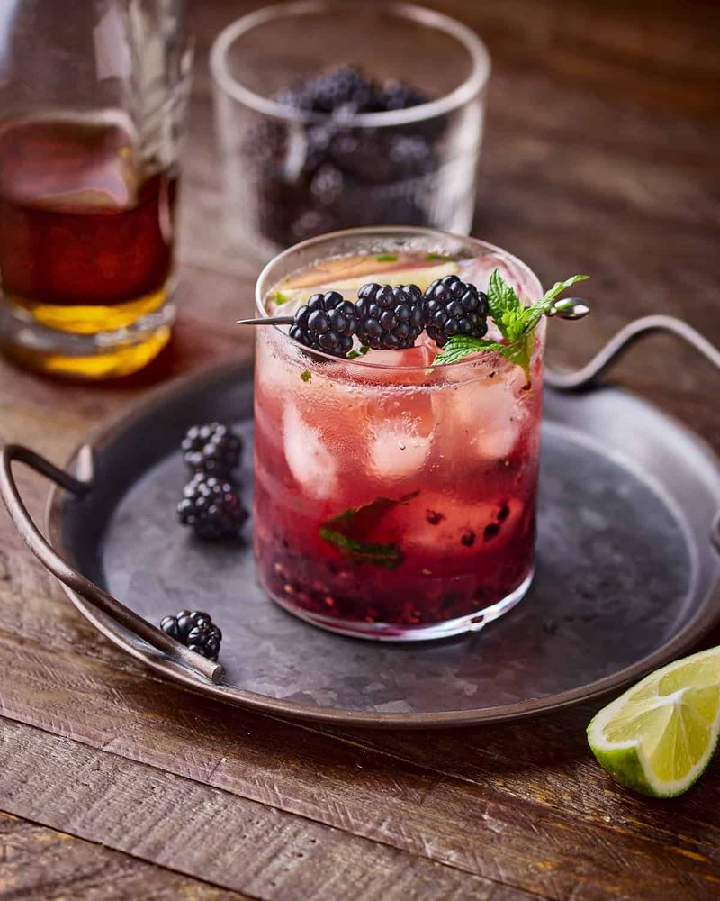 Berry Bourbon Smash