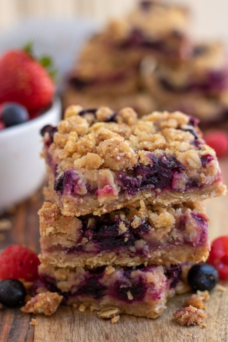 Berry Oat Bars
