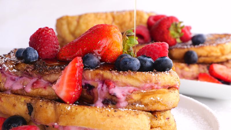 Berry Stuffed French Toast
