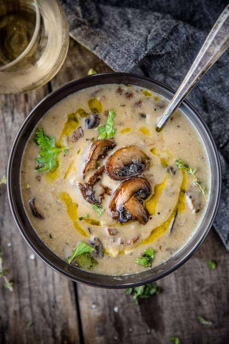 Wild Mushroom And Onion Broth
