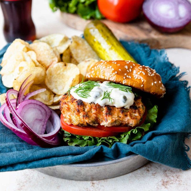 Salmon Burgers: Crisp Perfection At 375-400°F