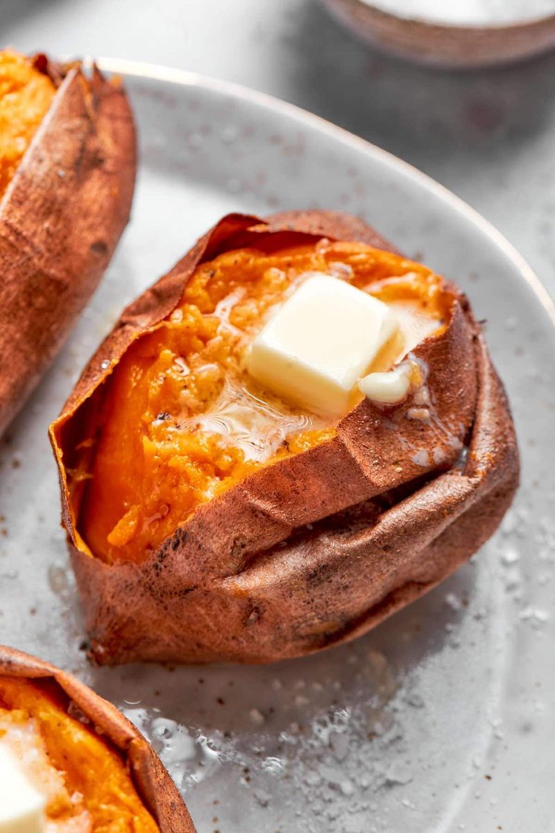 Microwave Sweet Potato
