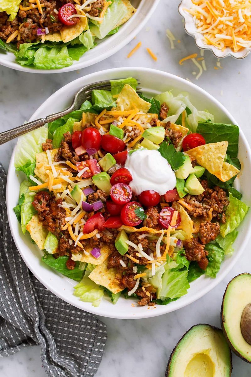 Lean Turkey Taco Salad