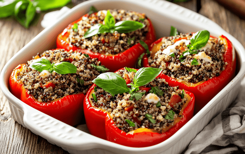 Quinoa Stuffed Bell Peppers