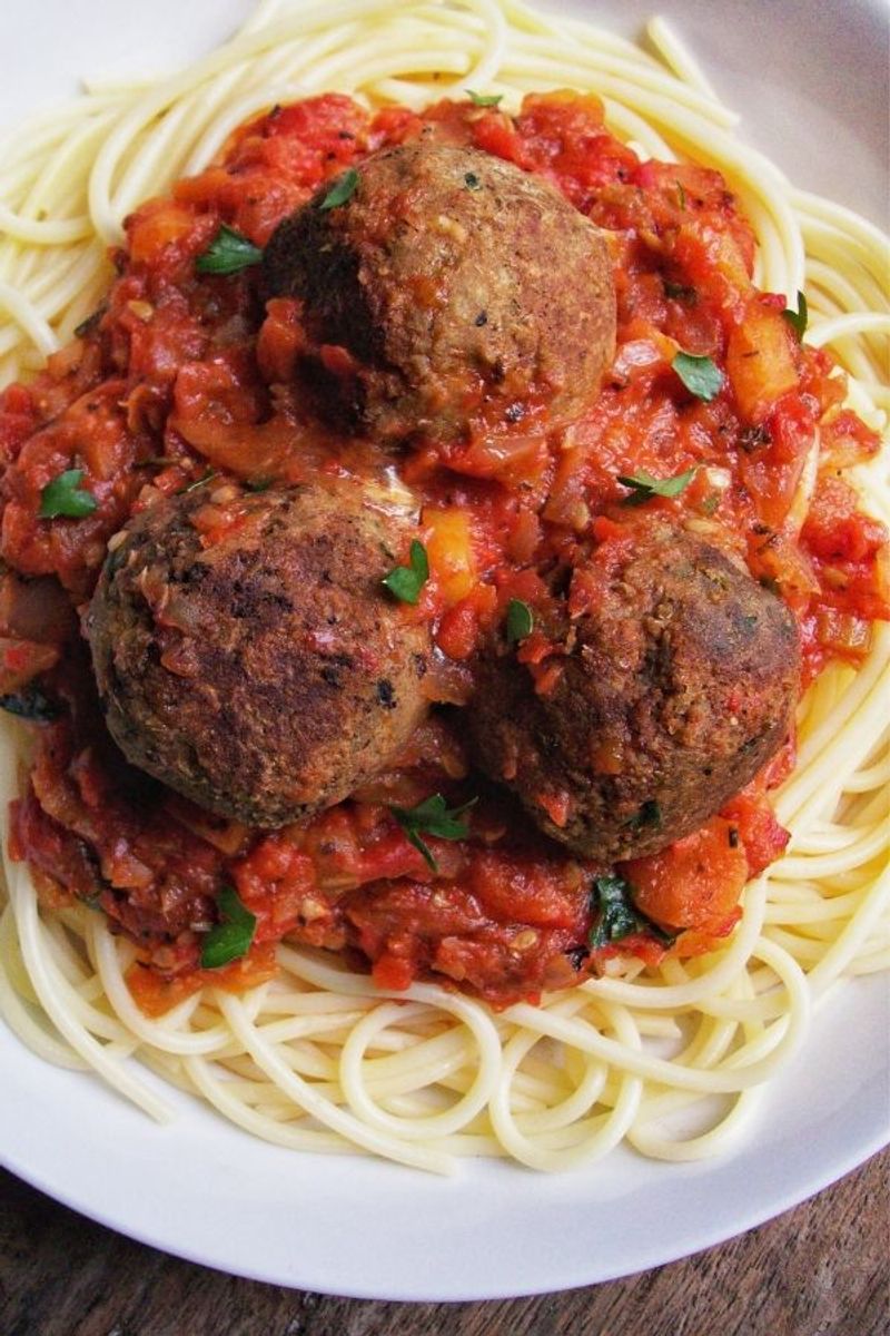 Mushroom And Lentil Meatballs