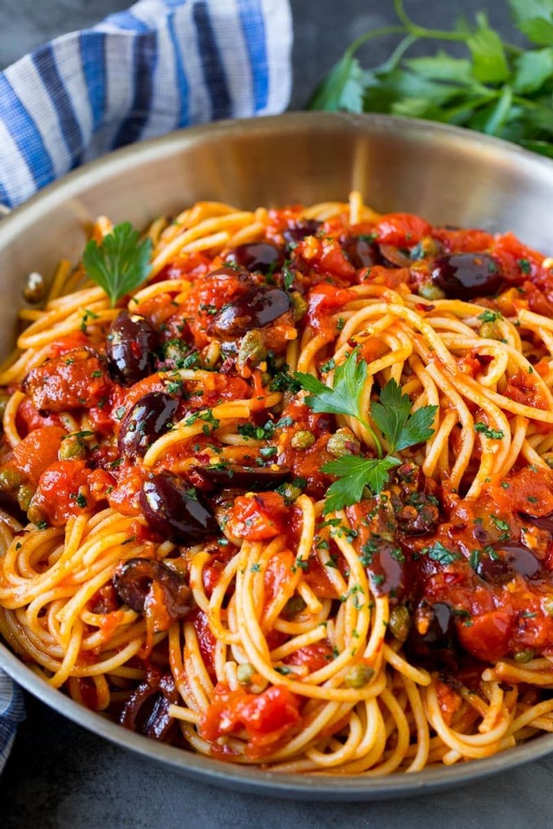 Pantry Pasta Puttanesca With Attitude