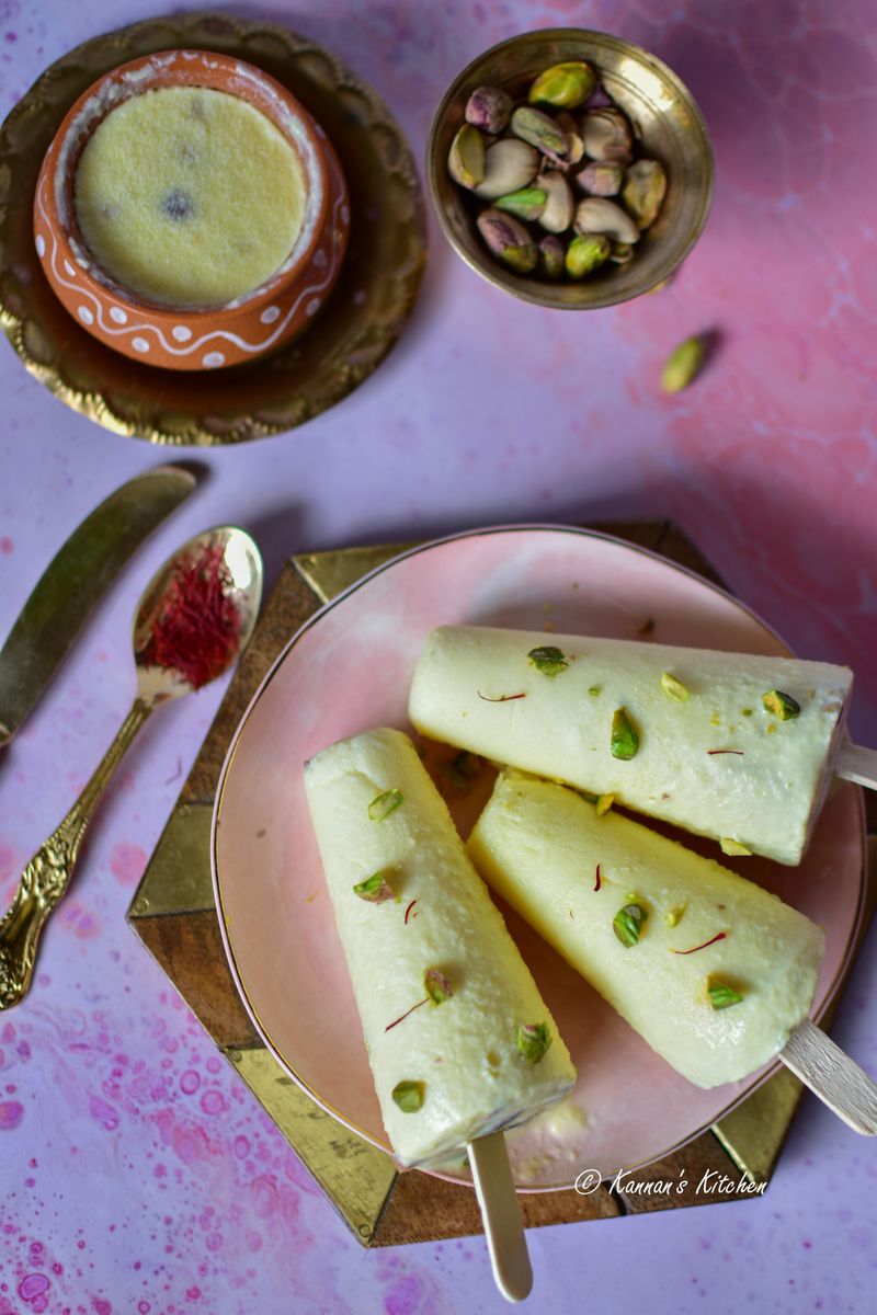 Pistachio-Cardamom Kulfi